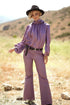 Anna Samouka - Marissa Leather Pants Lilac